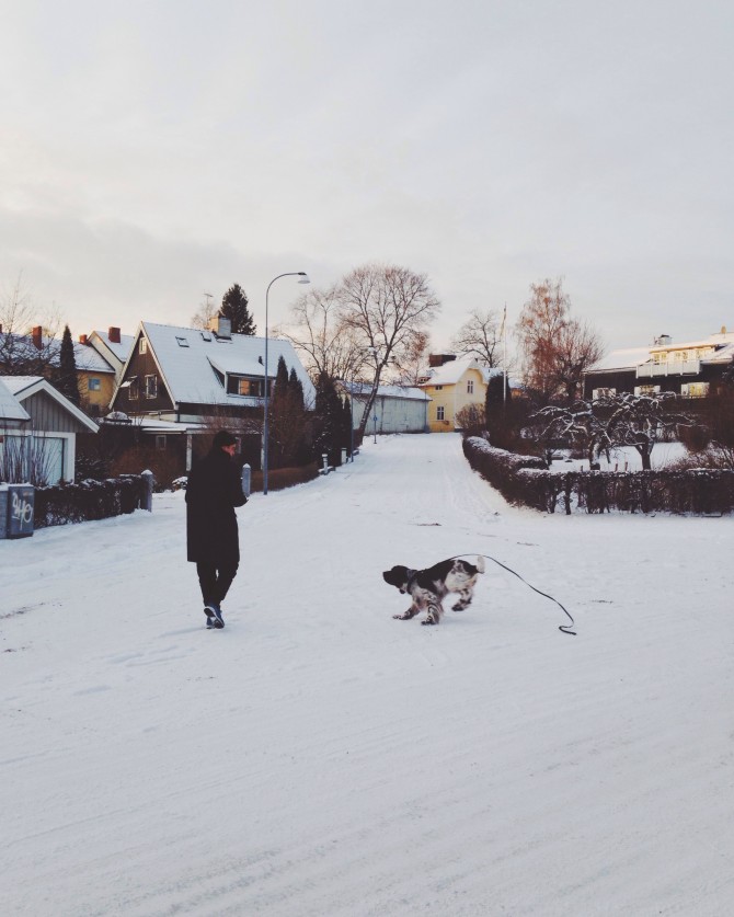 First snow by Babes in Boyland