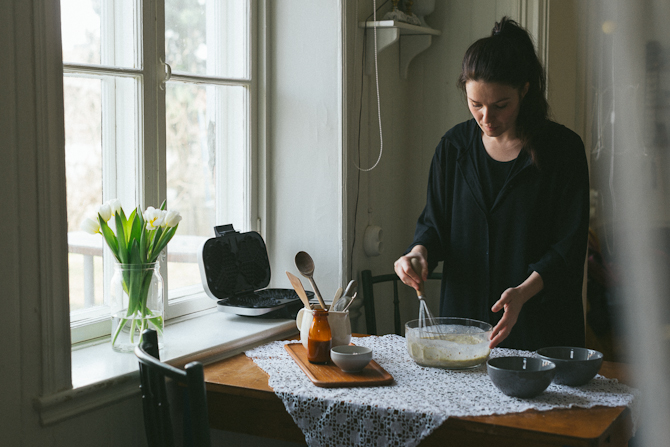 Gluten free waffles by Babes in Boyland