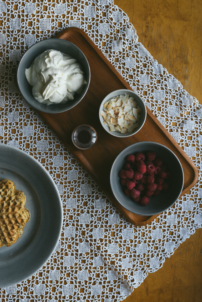 Gluten free waffles by Babes in Boyland
