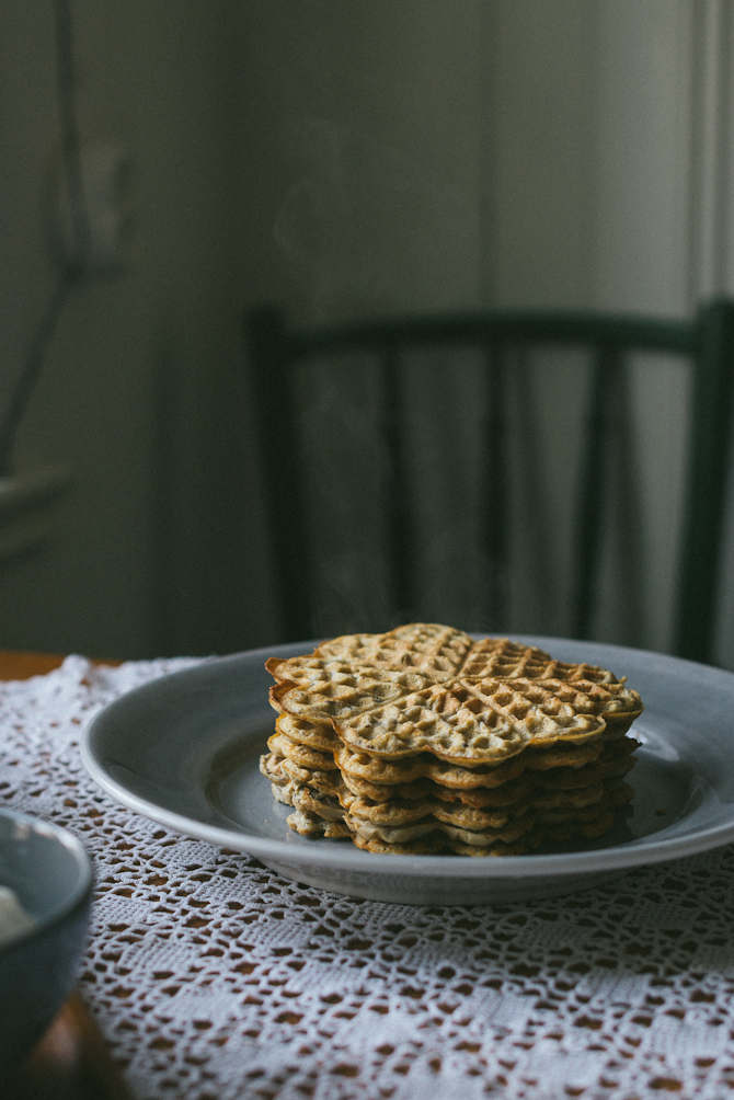 Gluten free waffles by Babes in Boyland
