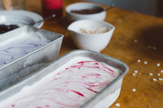 Homemade ice cream by Babes in Boyland