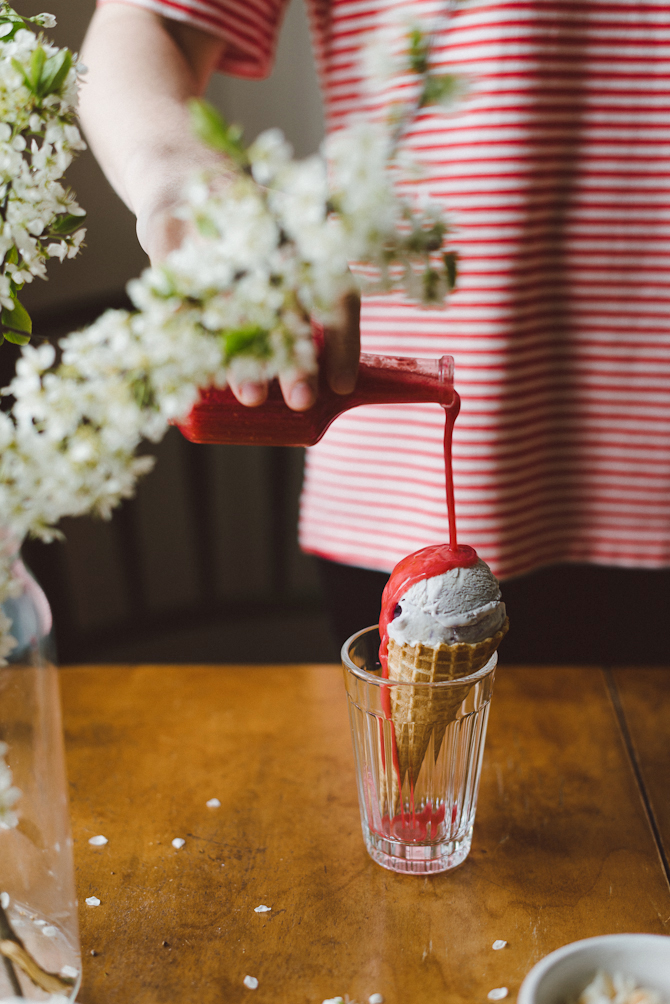 Homemade ice cream by Babes in Boyland