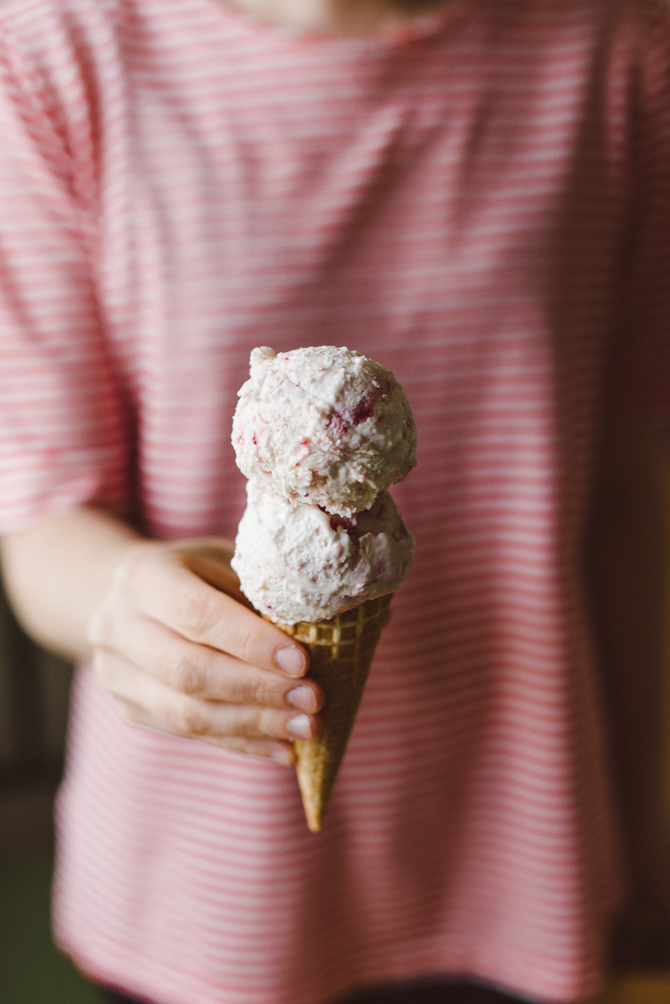 Homemade ice cream by Babes in Boyland
