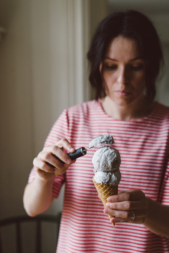 Homemade ice cream by Babes in Boyland