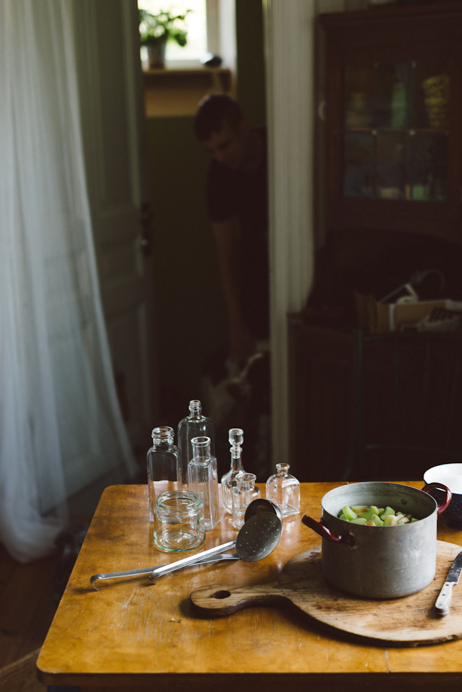 Rhubarb lemonade by Babes in Boyland