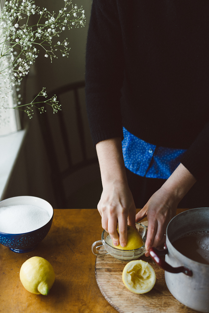 Rhubarb lemonade by Babes in Boyland
