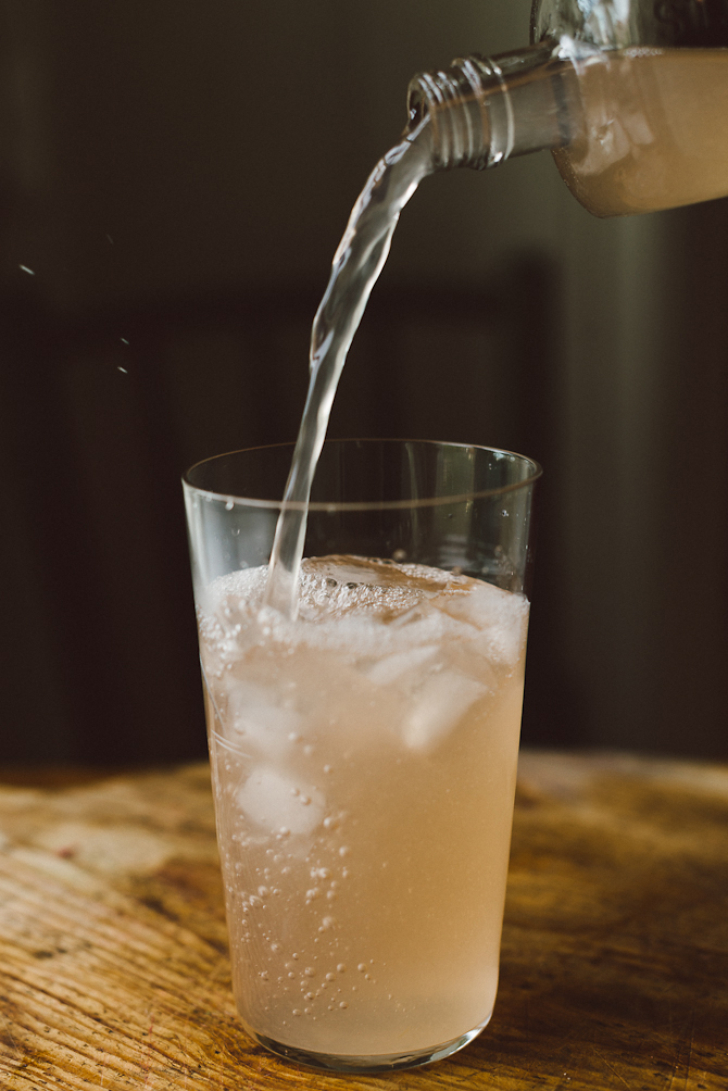 Rhubarb lemonade by Babes in Boyland