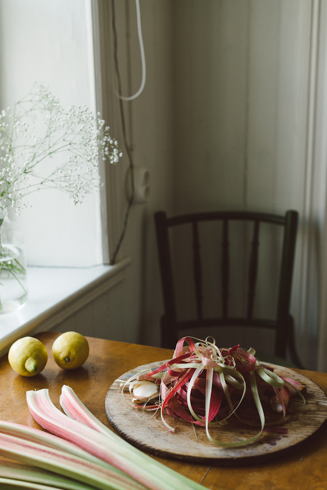 Rhubarb lemonade by Babes in Boyland