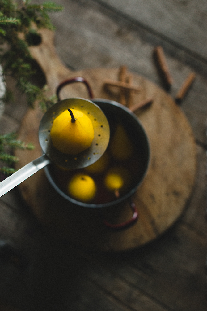 Vinterinspiration 9 Saffron pears by Babes in Boyland