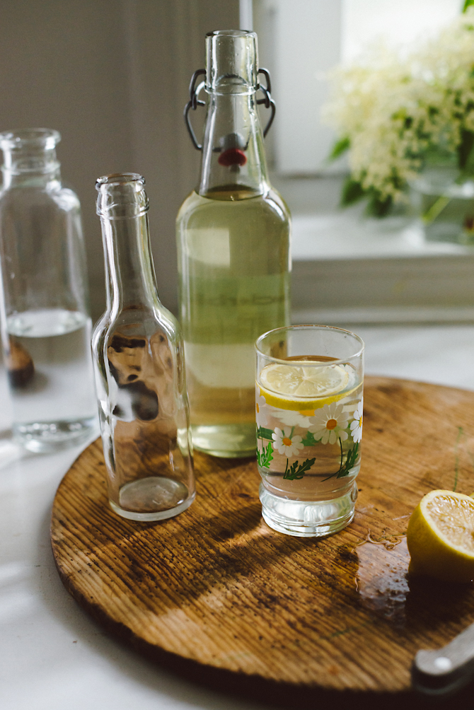 Elderflower lemonade by Babes in Boyland