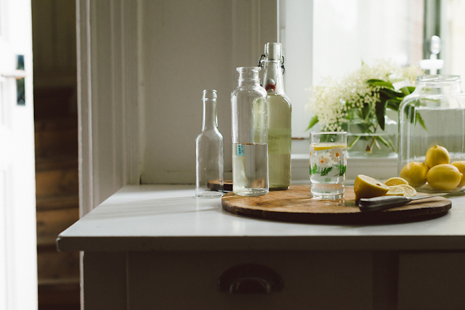 Elderflower lemonade by Babes in Boyland