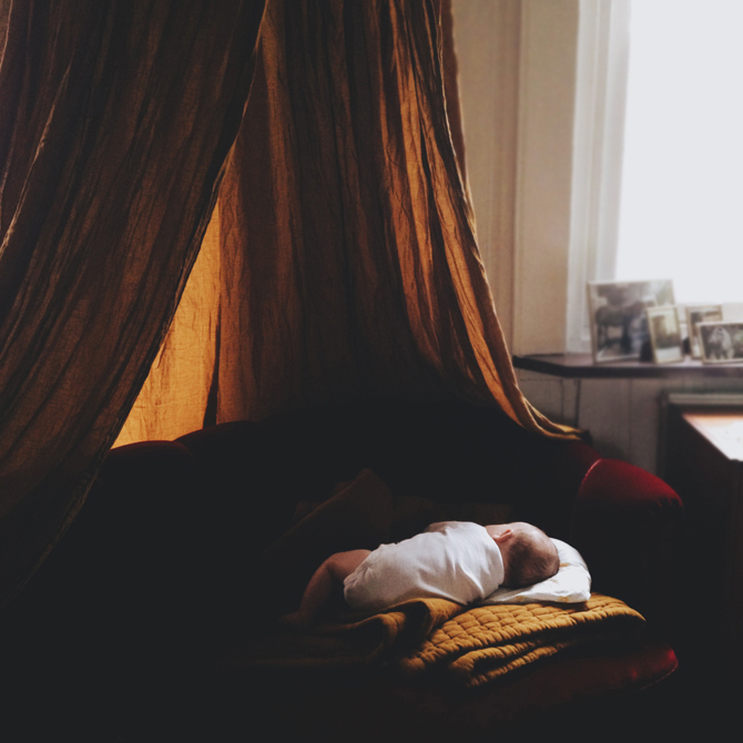 Sleeping baby by Babes in Boyland