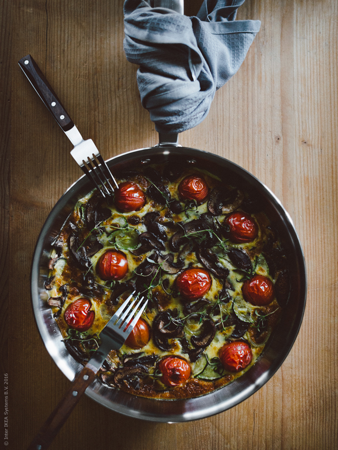 Vegetarisk frittata 3 Vegetarian frittata by Babes in Boyland