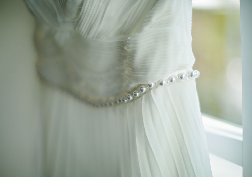 bröllopsklänning detalj