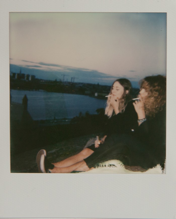 Kajsa and Petra  Polaroid © Anna  Malmberg