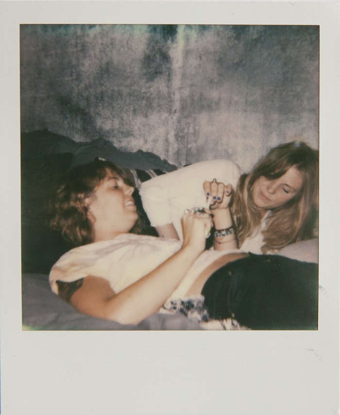Petra and Filippa Polaroid © Anna  Malmberg