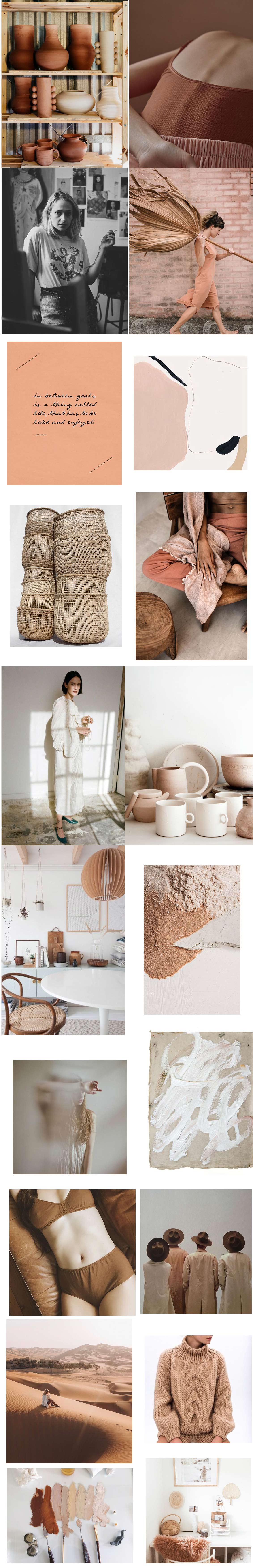 earth and blush inspiration