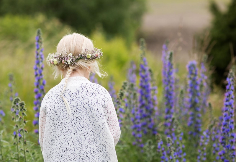 Glad midsommar och min fredagsbukett 1 krans 1