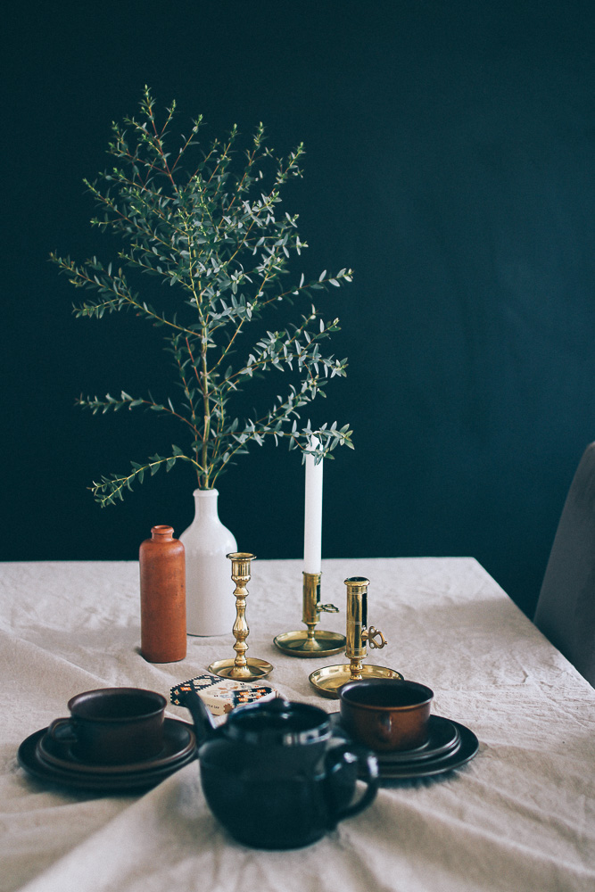 Homestyling Stockholm Vintagefabriken Studio 6 Inredningsinspo i rost, grönt och beige