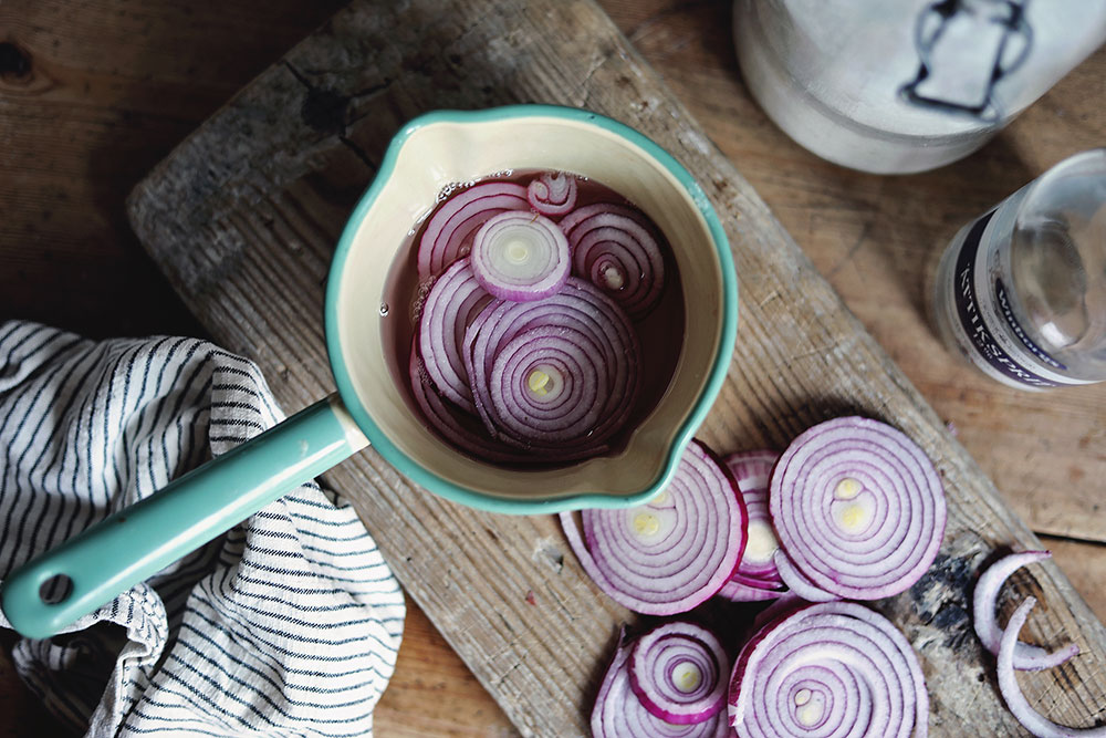 recept picklad lök Middagstips; vegetariska tacos med sötpotatis