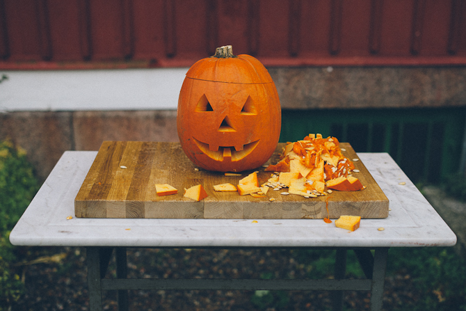 Halloween pumpkin by Babes in Boyland