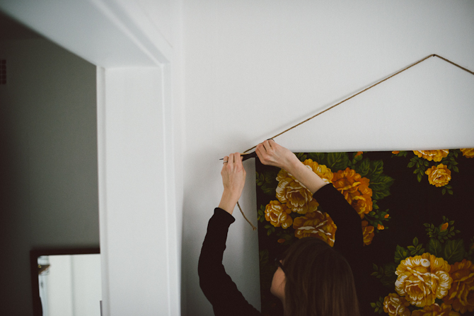 DIY: Fabric wall hanging by Babes in Boyland