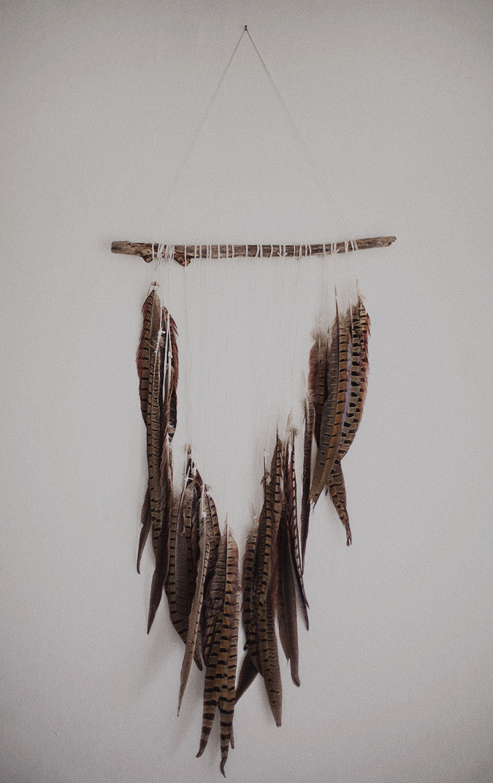 Feather-wall-hanging